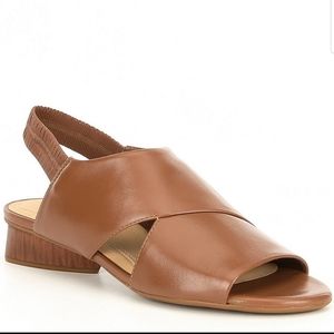 Nurture Gennye Leather Cross Band Sandal